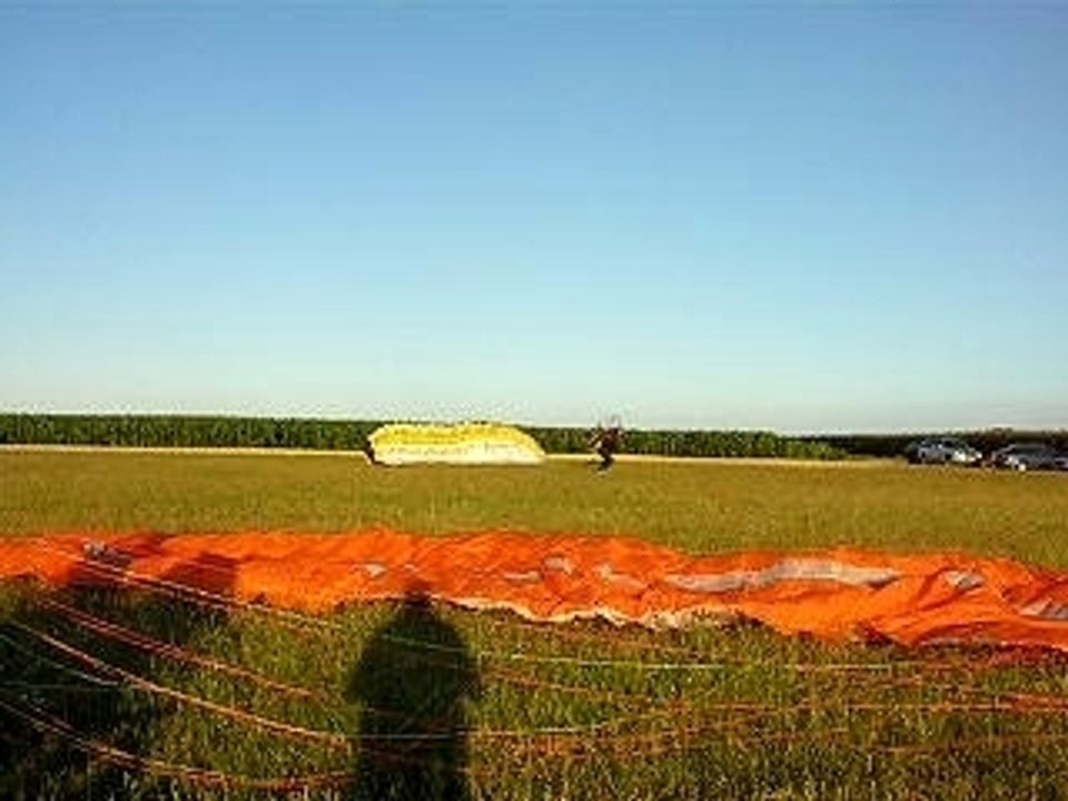 18 juillet 2007 - baptême paramoteur - décollage  Nicolas