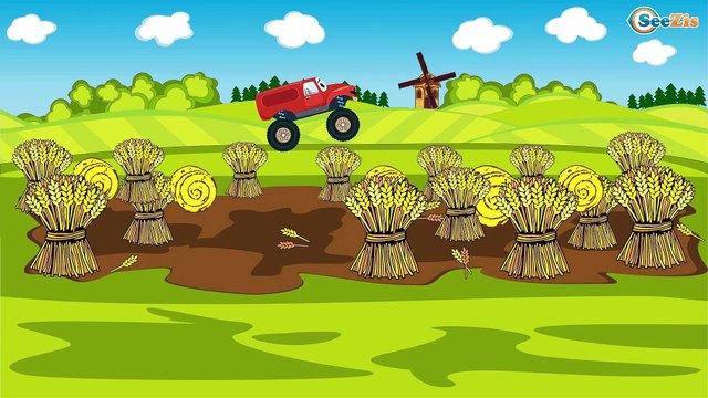 Мультфильмы для детей - Трактор Павлик, Грузовик и Монстр Трак | Детские мультики про машинки