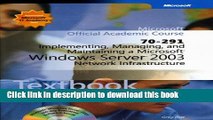 Read 70-291: Implementing, Managing, and Maintaining a Microsoft Windows Server 2003 Network