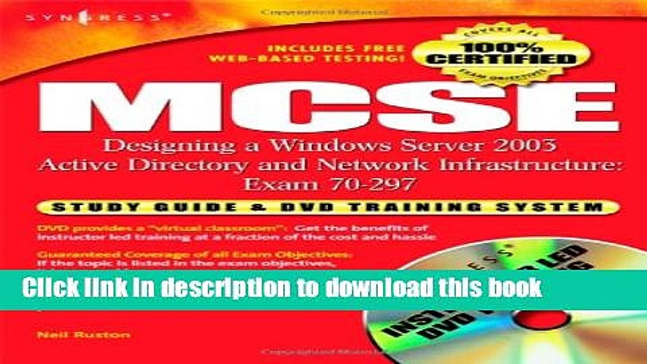 Read MCSE Designing a Windows Server 2003 Active Directory   Network Infrastructure: Exam 70-297