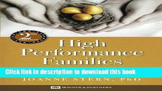 Download High Performance Families: Preserving Wealth and Happiness for Generations  PDF Online