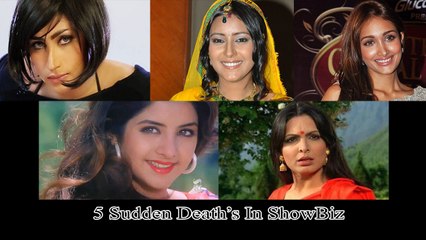 Five Sudden Death's In ShowBiz - 5 Sudden Death's In ShowBiz