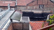 Sudden and intense hailstorm hits Plovdiv, Bulgaria