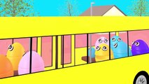 Colors Surprise Eggs Vehicle Banana Car MotorBike Boat And More - Surprise Eggs Nursery Rhymes_30