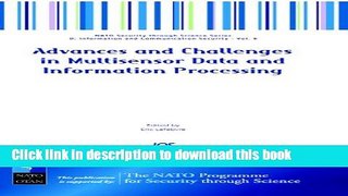 Read Advances and Challenges in Multisensor Data and Information Processing - Volume 8 NATO