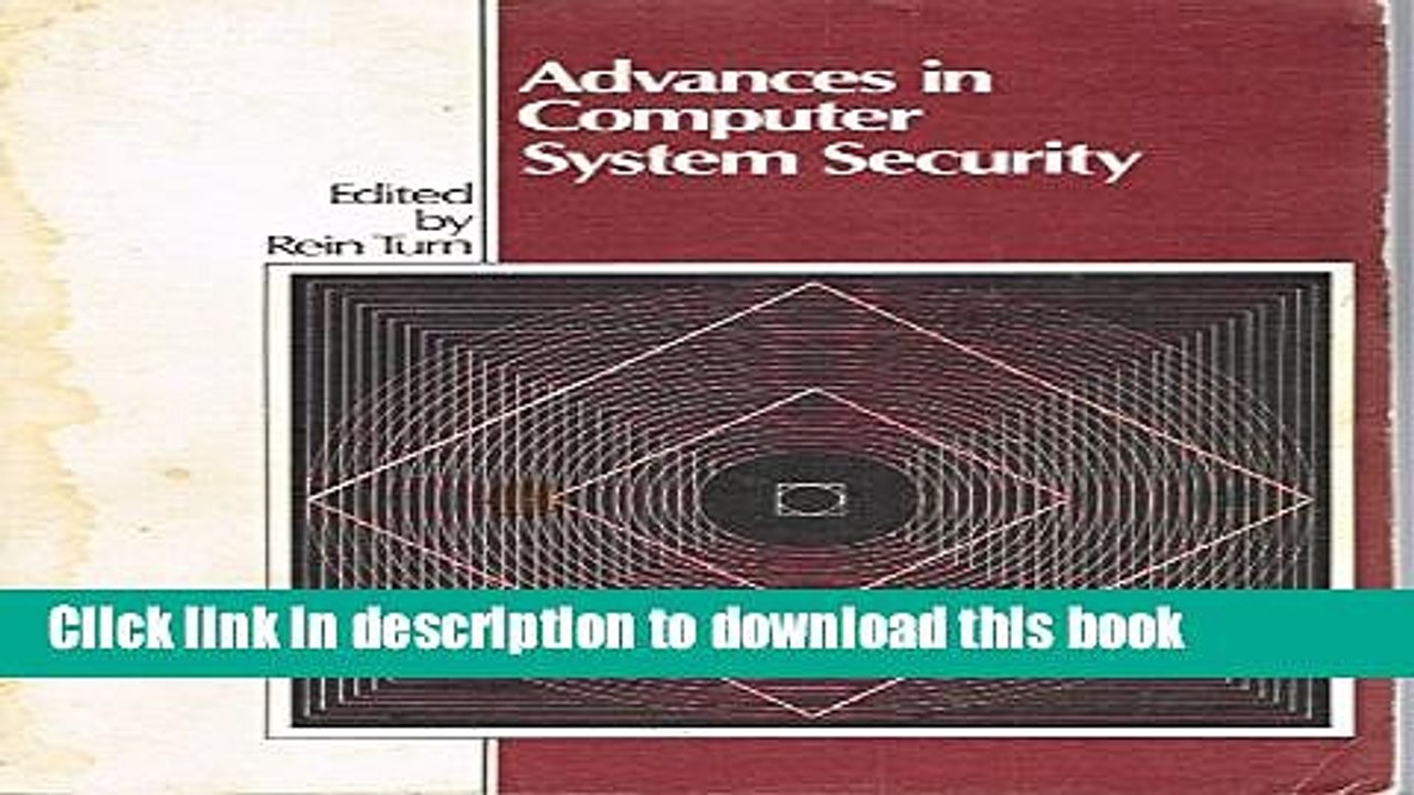 Read Advances in Computer System Security (The Artech House telecommunications library)  Ebook Free
