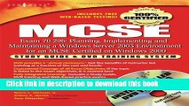 Read MCSE Exam 70-296 Study Guide and DVD Training System: Planning, Implementing and Maintaining
