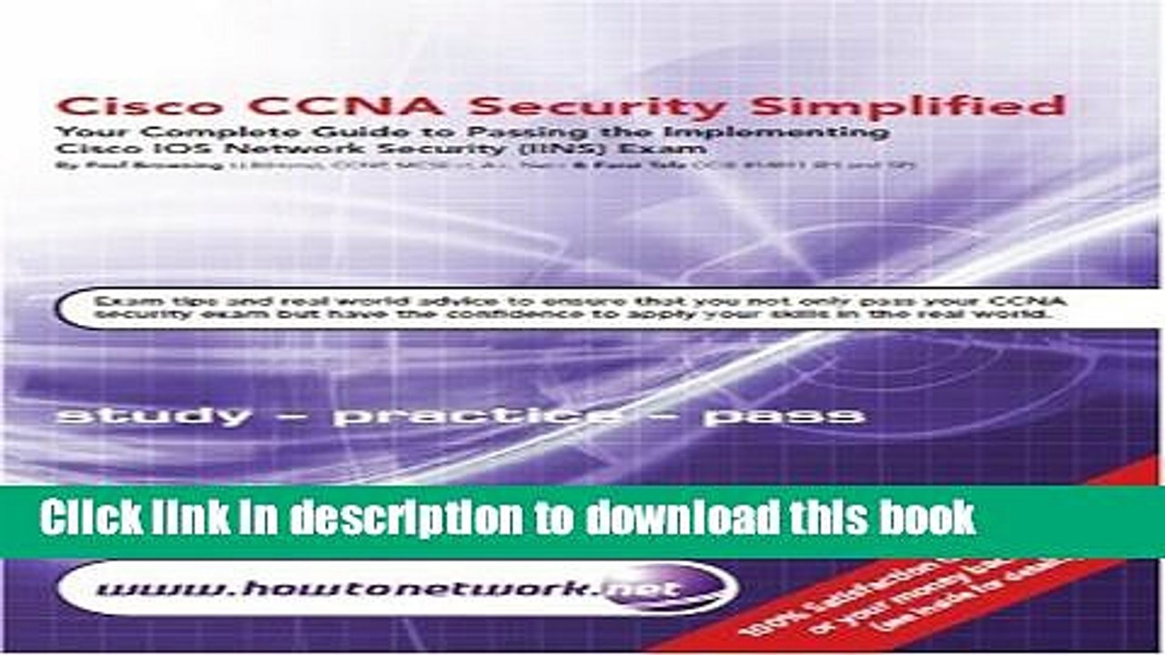 Read Cisco CCNA Security Simplified  Ebook Free