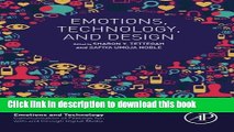 Read Book Emotions, Technology, and Design (Emotions and Technology) ebook textbooks