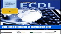 Download Training for ECDL Syllabus 5 Office 2007: A Practical Course in Windows XP and Office