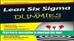Download Lean Six Sigma For Dummies  EBook