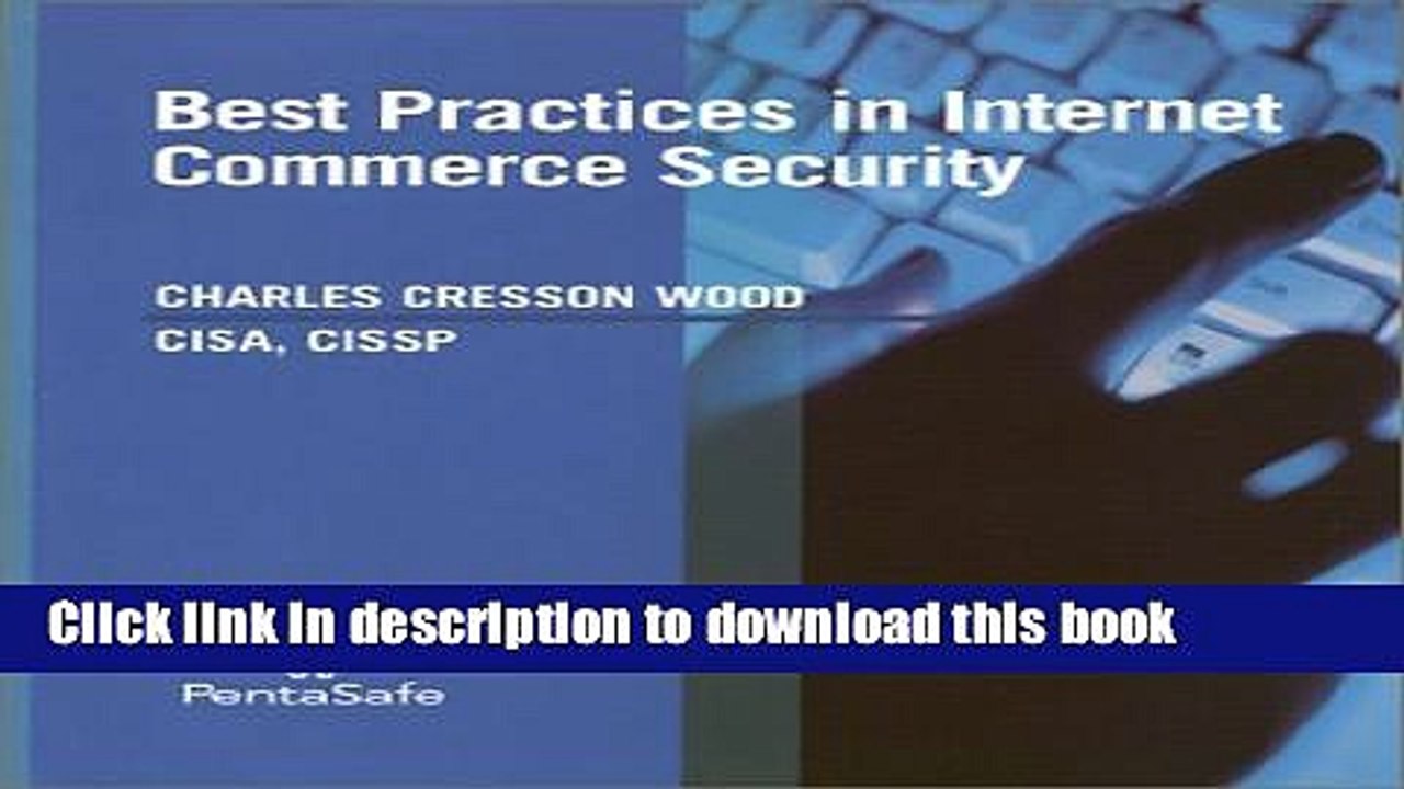 Download Best Practices In Internet Commerce Security  Ebook Free