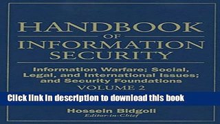 Download Handbook of Information Security. Volume 2  PDF Free