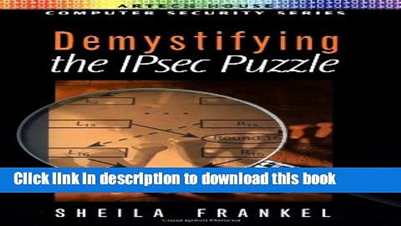 Read Demystifying the IPsec Puzzle (Artech House Computer Security Series) Ebook Free
