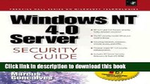 Read Windows Nt 4.0 Server Security Guide (Prentice Hall Series on Microsoft Technologies)  Ebook