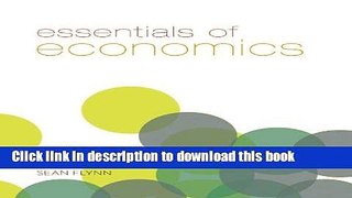 Read Essentials of Economics, 3rd Edition (The McGraw-Hill Series in Economics)  PDF Free