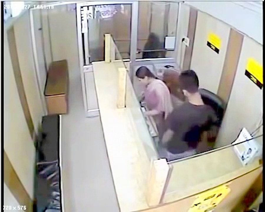 Bank Robbery CCTV Footage