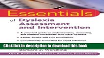 Read Book Essentials of Dyslexia Assessment and Intervention ebook textbooks