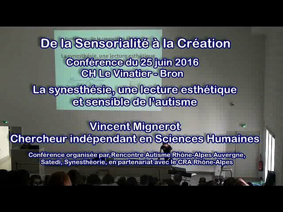 La synesthésie, une lecture esthétique et sensible de l’autisme.