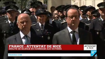 Attentat de Nice - Minute de silence dans toute la France et Marseillaise en hommage aux victimes