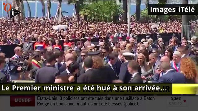 Nice : Manuel Valls copieusement hué durant l'hommage aux victimes