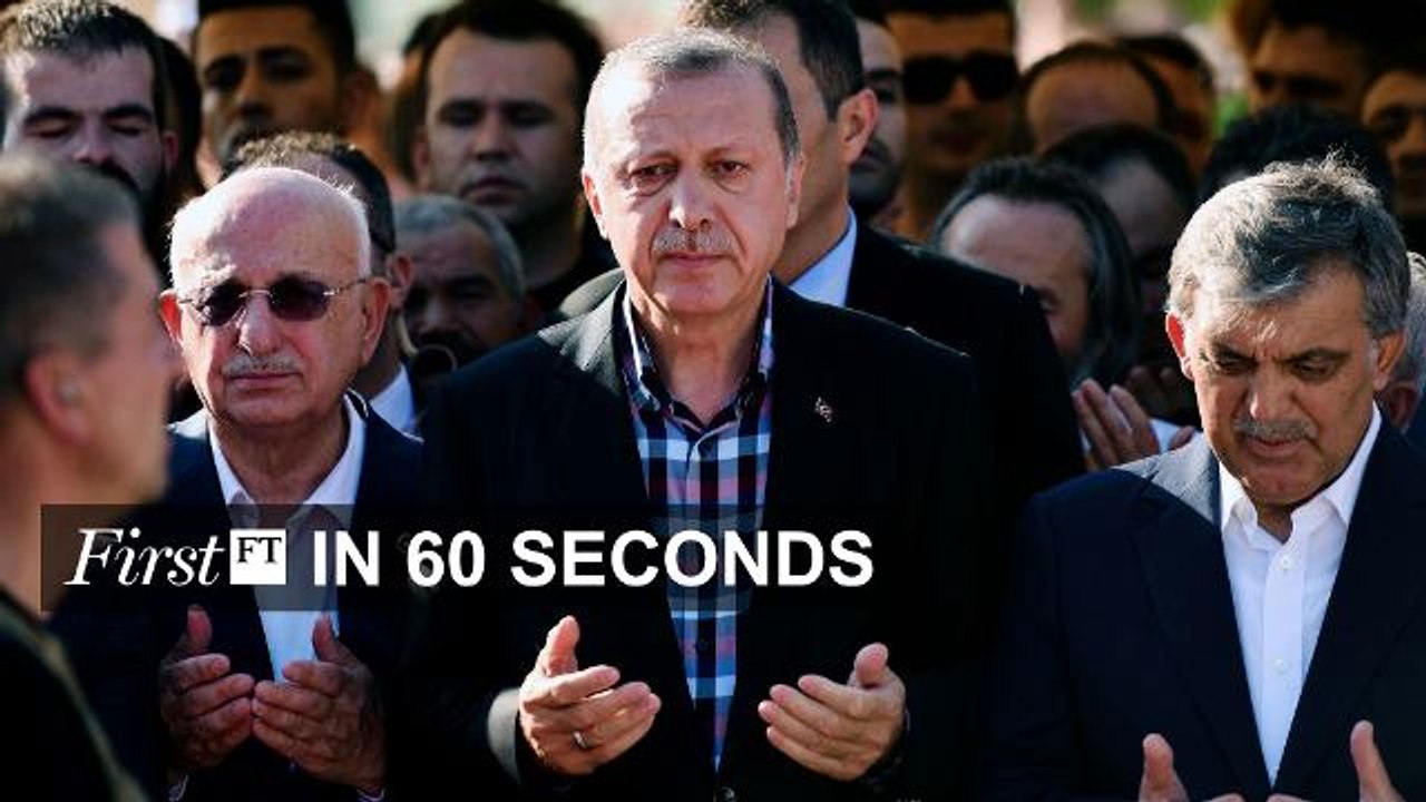 FirstFT - Erdogan’s post-coup crackdown, US police targeted in Baton Rouge