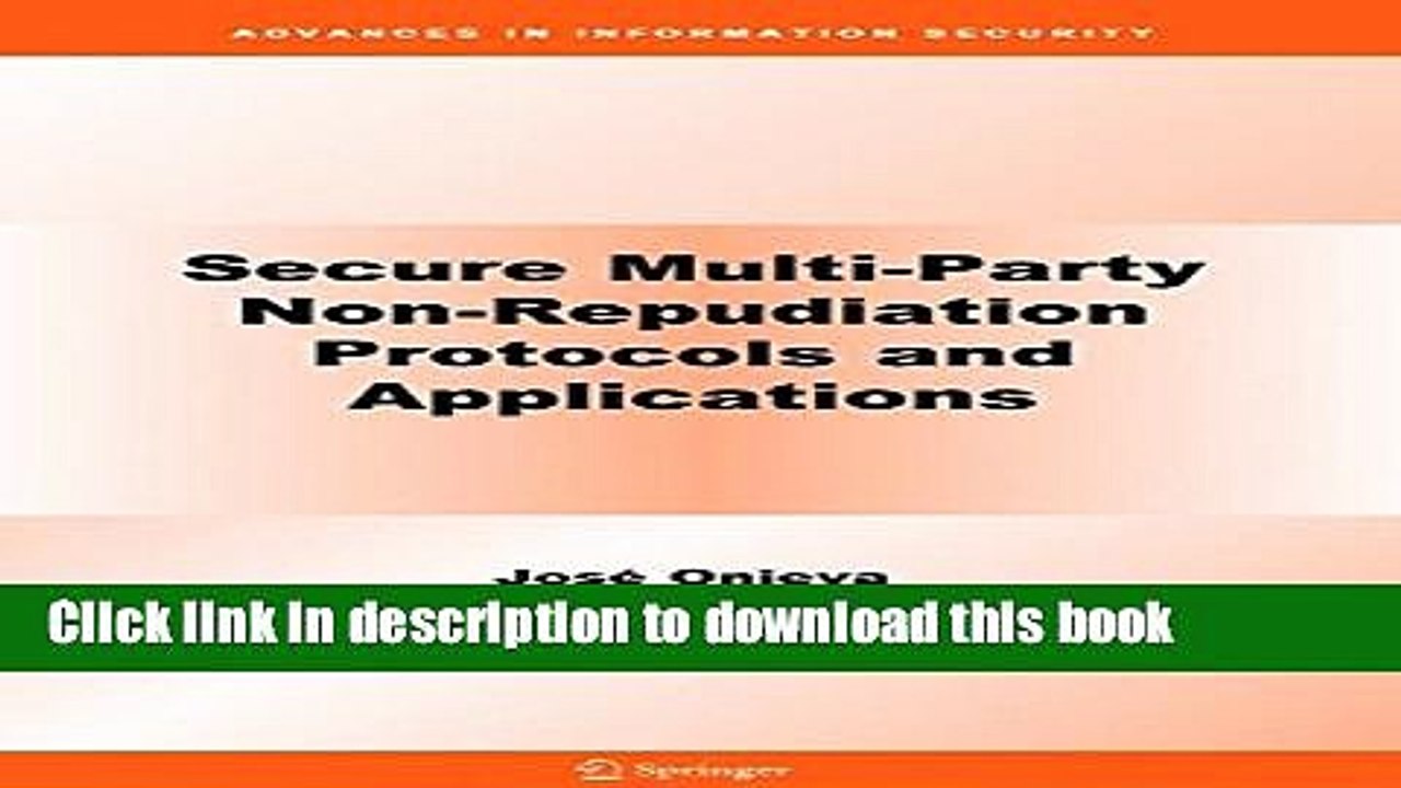 Read Secure Multi-Party Non-Repudiation Protoco...
