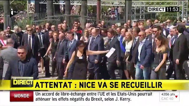 Minute de silence à Nice : Manuel Valls hué à son arrivée sur la Promenade des Anglais