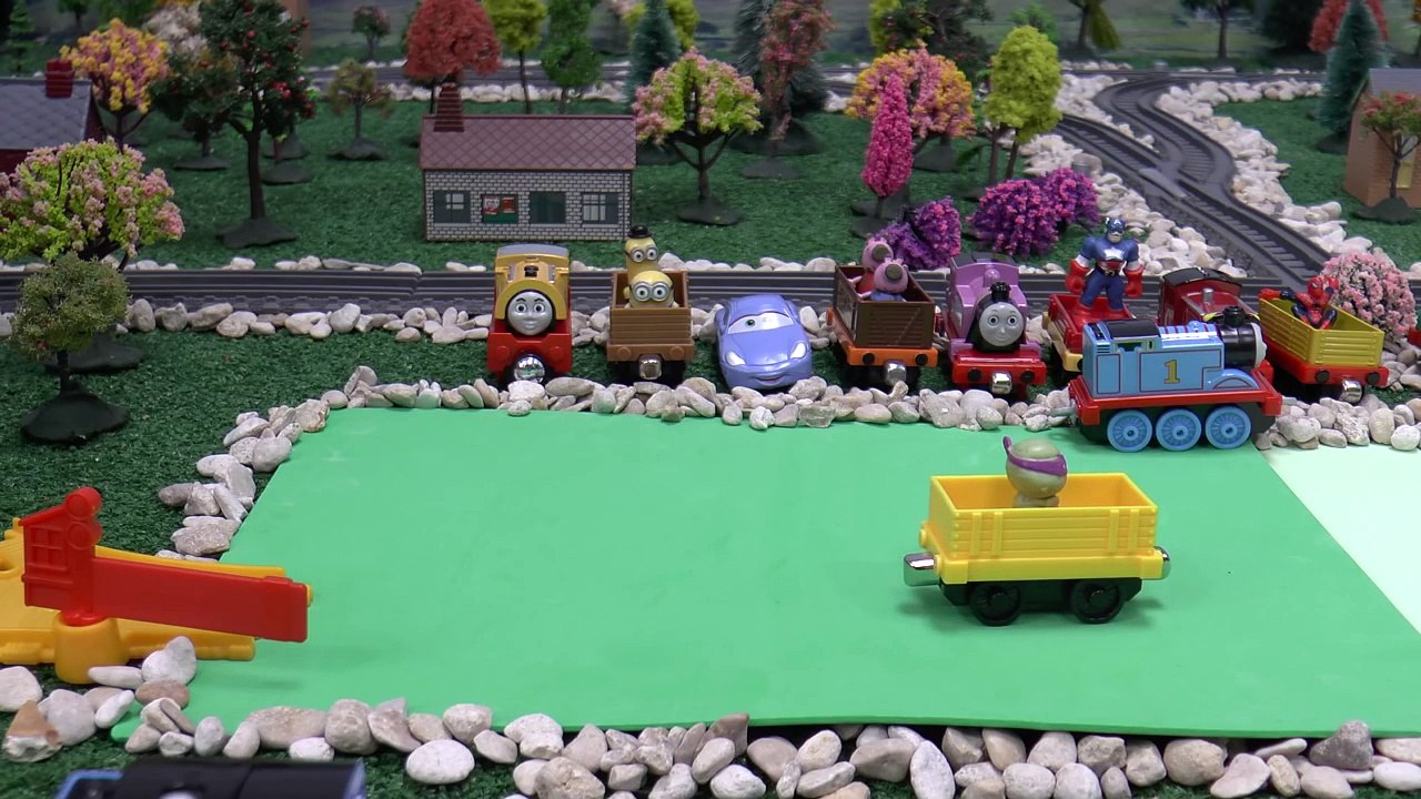Hot Wheels Shark race Minions and Thomas and Friends for kids with Paw Patrol (7)