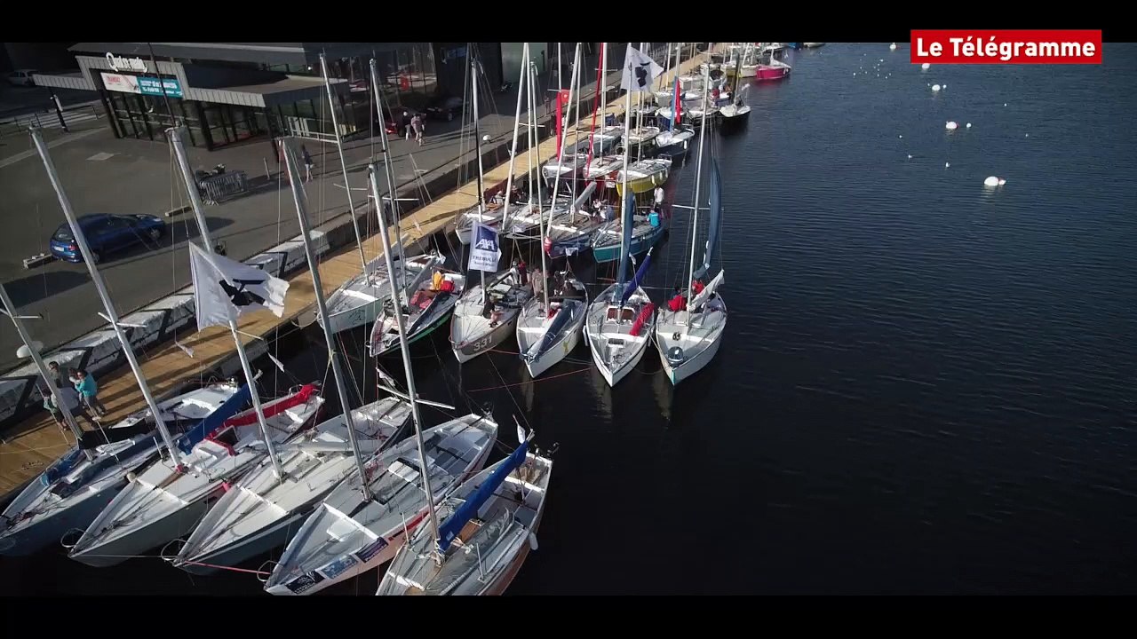 National Muscadet 2016. Survol des quais de Saint-Malo par un drone