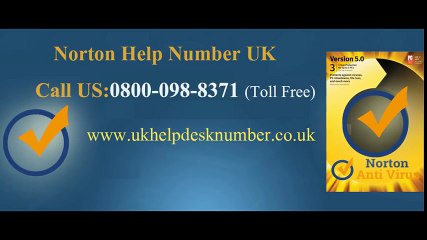 Norton Support  Number UK 0800-098-8371