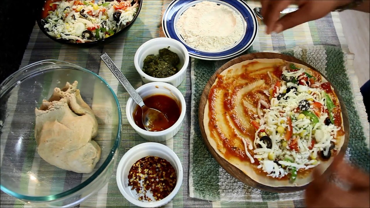Pizza Paratha Recipe-Indian Veg Brunch breakfast recipes and kids lunch box snack idea