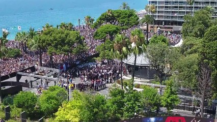 Hommage national: La minute de silence depuis un drone