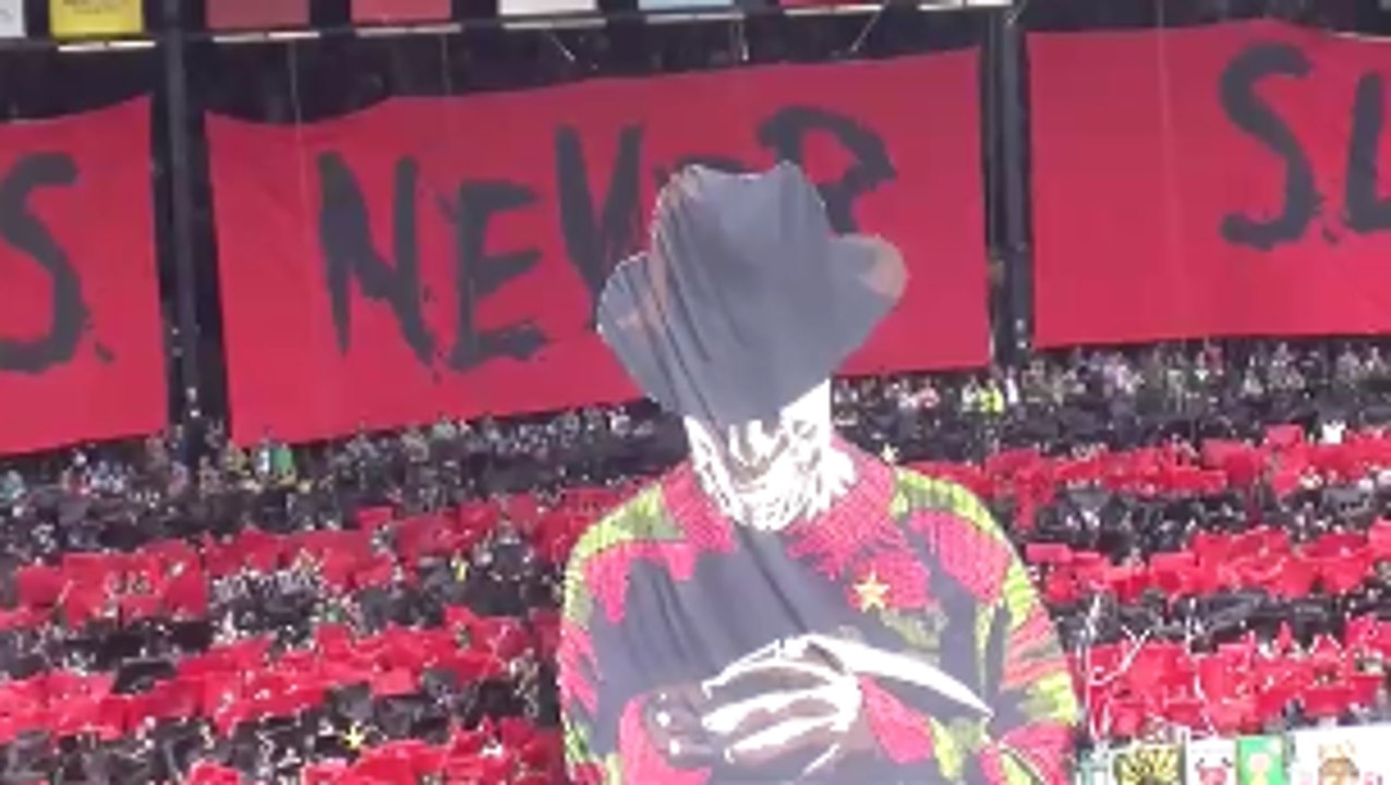 Portland Timbers Show Amazing Tifo Of Freddy Krueger vs Sounders!