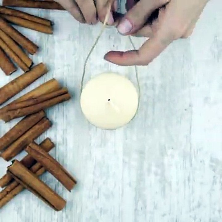 How to make cinnamon scented candles