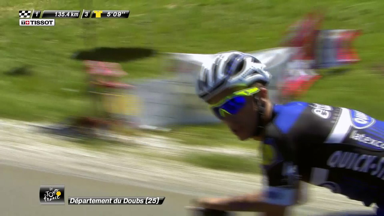 135 KM à parcourir / to go - Étape 16 / Stage 16 (Bourg-en-Bresse / Culoz) - Tour de France 2016