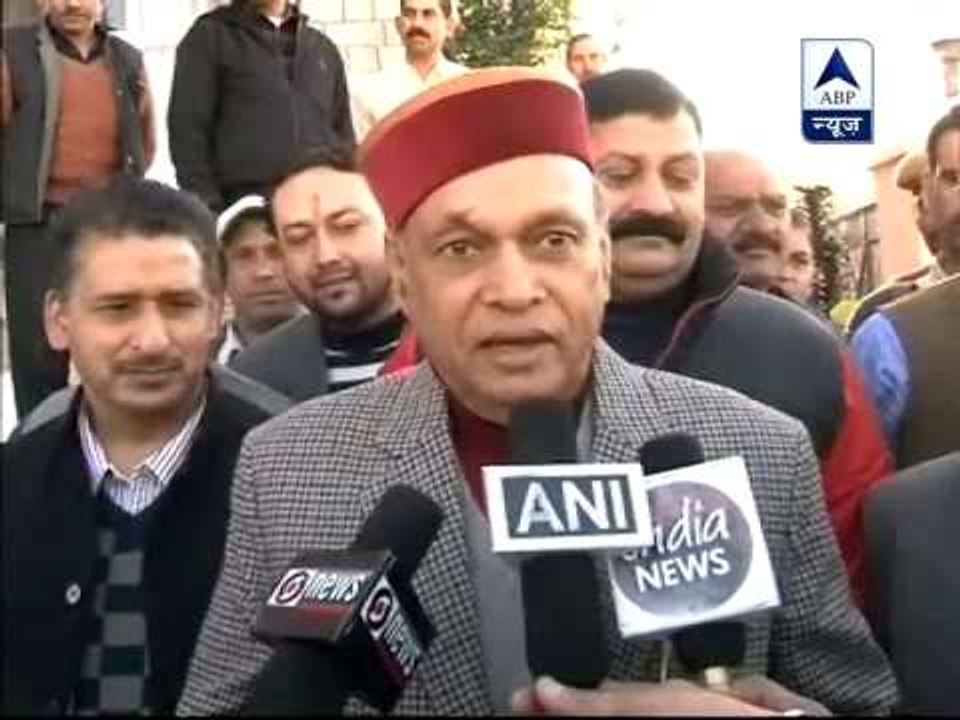 Himachal CM Dhumal says, "slow and steady wins the race."