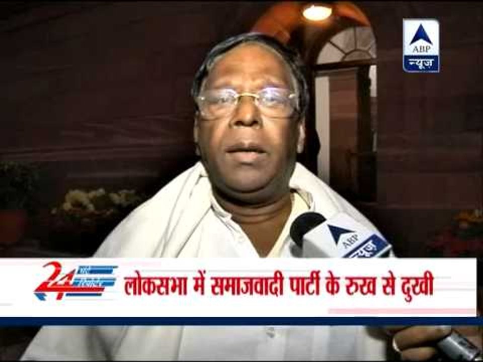 SP MP snatches SC/ST quota bill from Narayanasamy
