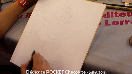 Dédicace de Pocket Chocolate durant Japan Expo 2016