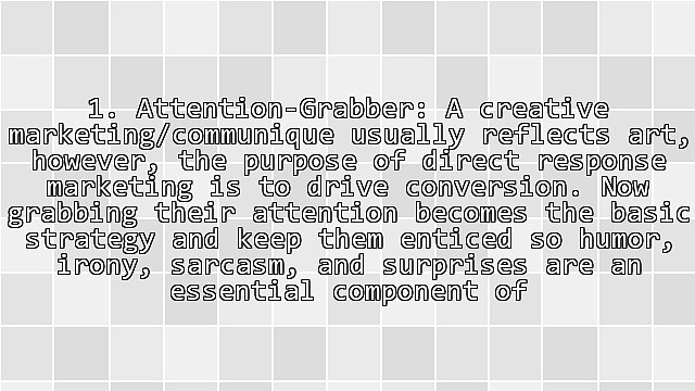What Are The Important Elements Of Direct Response Advertising Offers?