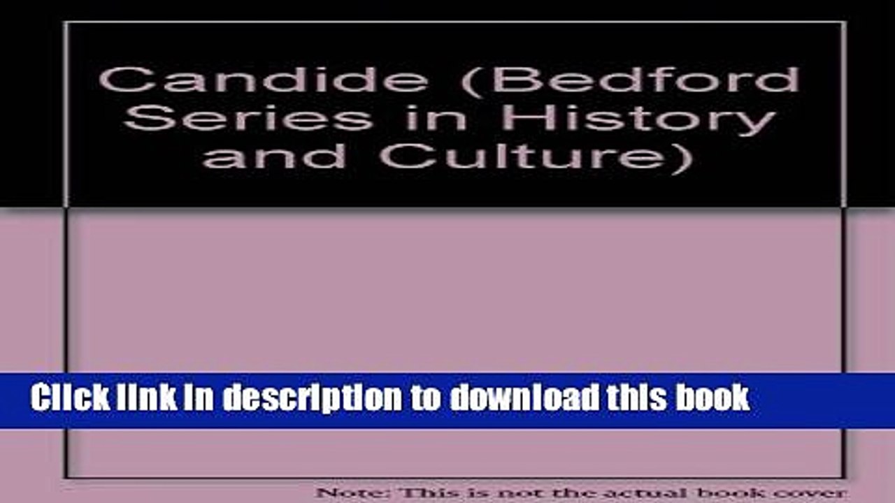 [PDF]  CANDIDE by Voltaire  [Read] Full Ebook