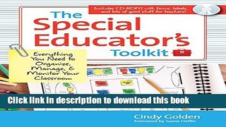 Read The Special Educator s Toolkit: Everything You Need to Organize, Manage, and Monitor Your