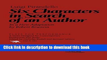 Download Six Characters in Search of an Author PDF Online