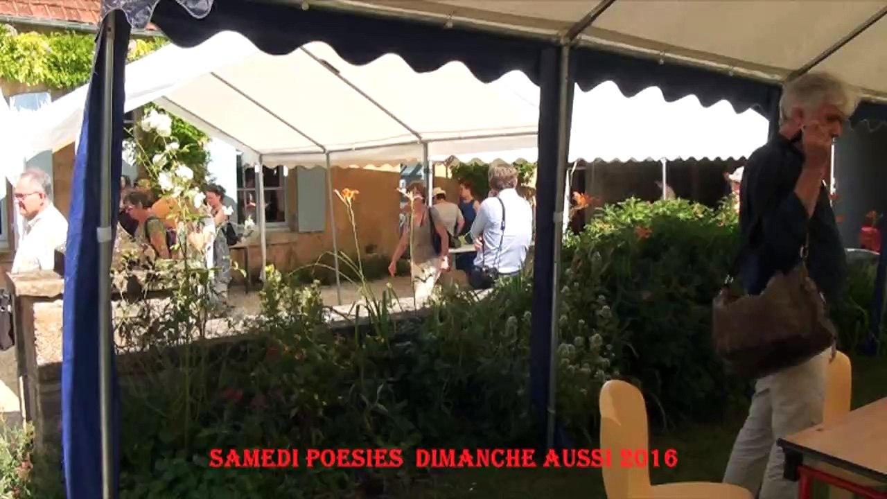 Samedi Poésies Dimanche Aussi 2016 à Bazoches