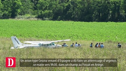 Un Cessna atterrit en urgence dans un champ en Ariège