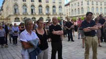 Nancy : Minute de silence place Stanislas, en hommage aux victimes de l'attentat de Nice