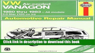 [PDF] VW Vanagon (Air-Cooled), 1980-1983 (Haynes Manuals) Download Online