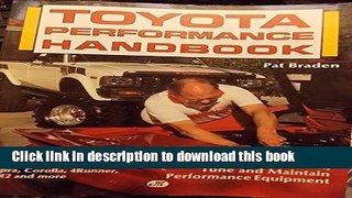 [PDF] Toyota Performance Handbook:  How to Choose, Install, Tune and Maintain Performance