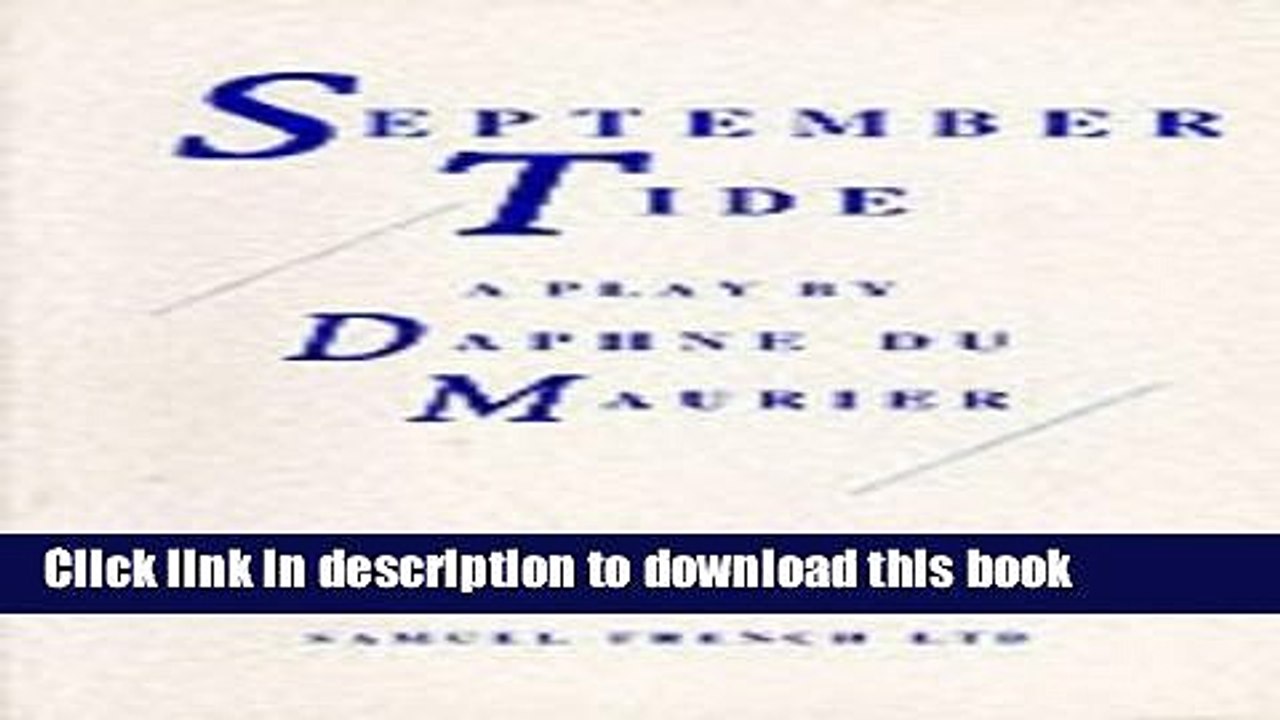[PDF]  September Tide  [Read] Online