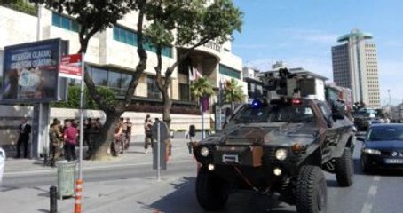 Levent'te Edition Otelin Önüne Çok Sayıda Zırhlı Araç Geldi